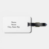 Samoyed-Mama-Gepäck-Umbau Gepäckanhänger (Rückseite horizontal)