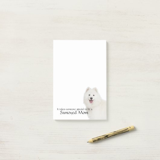 Samoyed-Mama-Post-Itanmerkungen Post-it Klebezettel (Auf Schreibtisch)