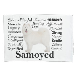 Samoyed-Merkmal-Kissen-Kasten Kissenbezug