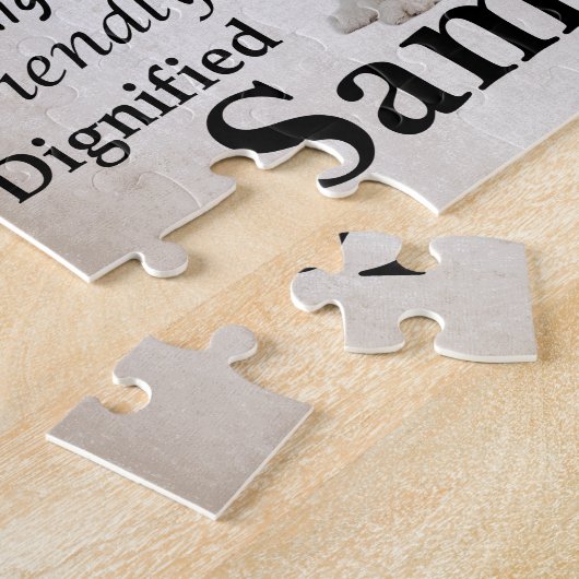 Samoyed-Merkmal-Puzzlespiel Puzzle (Seite)