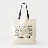 Samoyed-Merkmal-Tasche Tragetasche (Vorne)