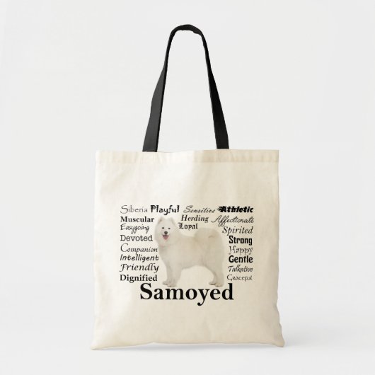 Samoyed-Merkmal-Tasche Tragetasche (Vorne)
