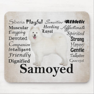 Samoyed-Merkmale Mousepad