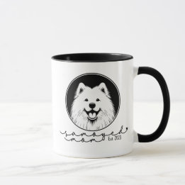 Samoyed Mom Custom Established Pop Art Samoyed Tasse