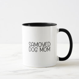 Samoyed Mom - Simple, Chic, Minimalist Dog Lover Tasse