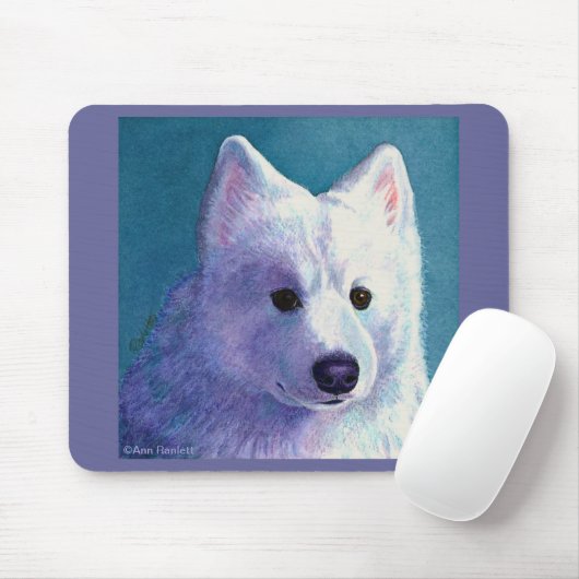 Samoyed Mousepad - "Buddha" (Mit Mouse)