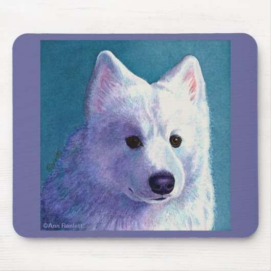 Samoyed Mousepad - "Buddha" (Vorne)