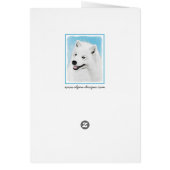 Samoyed Painting - Niedliche Original Dog Art (Hinten)