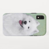 Samoyed Painting - Niedliche Original Dog Art Case-Mate iPhone Hülle (Rückseite (Horizontal))
