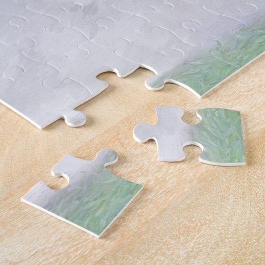 Samoyed Painting - Niedliche Original Dog Art Puzzle (Seite)