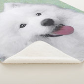 Samoyed Painting - Niedliche Original Dog Art Sherpadecke (3/4)