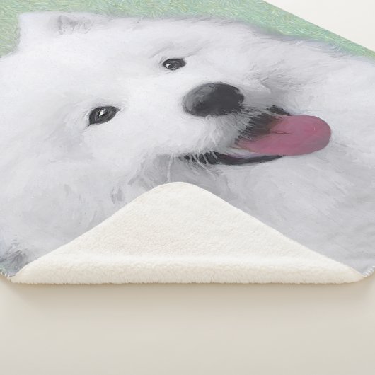 Samoyed Painting - Niedliche Original Dog Art Sherpadecke (3/4)