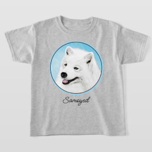 Samoyed Painting - Niedliche Original Dog Art T-Shirt