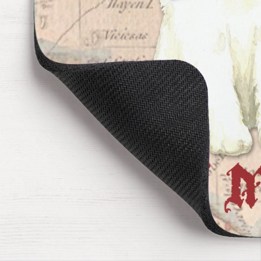 Samoyed Pirate Mousepad (Ecke)