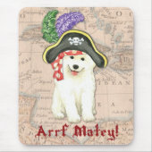 Samoyed Pirate Mousepad (Vorne)