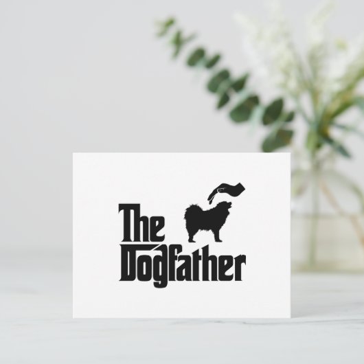 samoyed postkarte (Stehend Vorderseite)