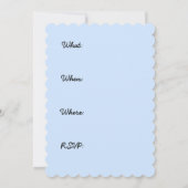 Samoyed Puppy Malerei - Niedliche Original Dog Art Einladung (Rückseite)