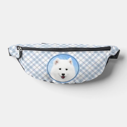 Samoyed Puppy Malerei White Niedlich Original Dog Bauchtasche (Ablage )