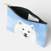 Samoyed Puppy Malerei White Niedlich Original Dog Zubehörtasche (Offen)