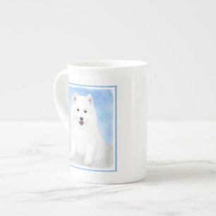 Samoyed Puppy Painting - Cute Original Dog Art Porzellantasse