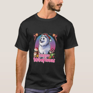 Samoyed Santa Claus Kaffee Tasse Frohe Weihnachtsf T-Shirt