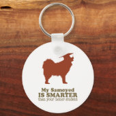 samoyed schlüsselanhänger (Vorderseite)