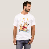 Samoyed Schneeengel T-Shirt (Vorne ganz)