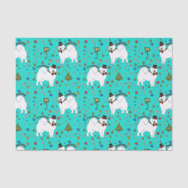 Samoyed "Snazzy Sam" Holiday Wrapping Tissue Seidenpapier