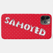Samoyed Spelzen in Samoyed Hogs Letters Funny Case-Mate iPhone Hülle (Rückseite (Horizontal))