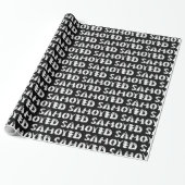 Samoyed Spelzen in Samoyed Hogs Letters Funny Geschenkpapier (Ungerollt)