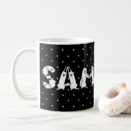 Samoyed Spelzen in Samoyed Hogs Letters Funny Kaffeetasse