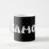 Samoyed Spelzen in Samoyed Hogs Letters Funny Kaffeetasse (Vorderseite Links)