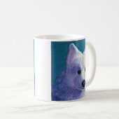 Samoyed Tasse - "Buddha" (VorderseiteRechts)