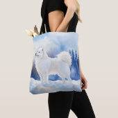 Samoyed - Totbeutel Tasche (Von Nahem)