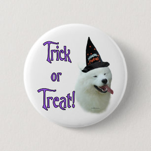 Samoyed Trick Button
