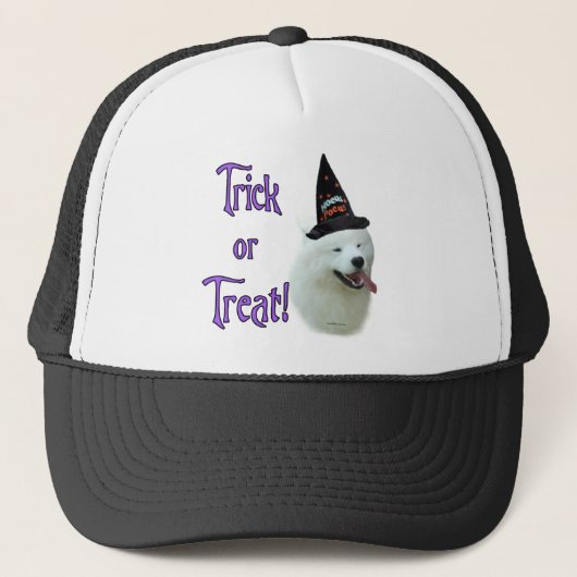 Samoyed Trick Truckerkappe (Vorderseite)