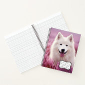 Samoyed und Heide Notizblock (Innenseite)