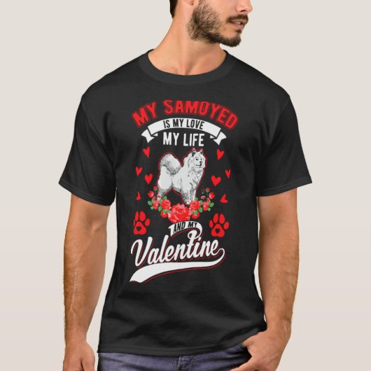 Samoyed Valentines Day Samoyed 1 T-Shirt (Vorderseite)