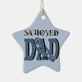 Samoyed VATER Keramik Ornament (Rechts)