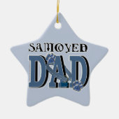 Samoyed VATER Keramik Ornament (Vorne)