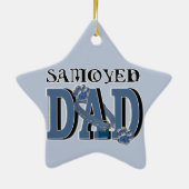 Samoyed VATER Keramik Ornament (Hinten)