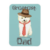Samoyed Vater Magnet (Vertikal)