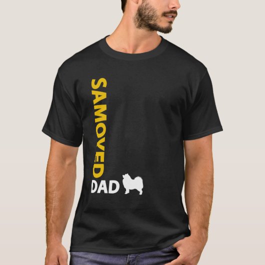 Samoyed-Vater T-Shirt (Vorderseite)