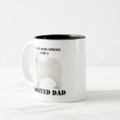 Samoyed Vater Tasse (Vorderseite Links)
