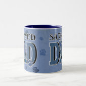 Samoyed VATER Zweifarbige Tasse (Mittel)