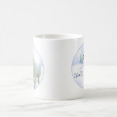 Samoyed Weihnachten Kaffeetasse (Mittel)