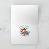 Samoyed-Weihnachtsgruß-Karten Feiertagskarte (Innenseite)