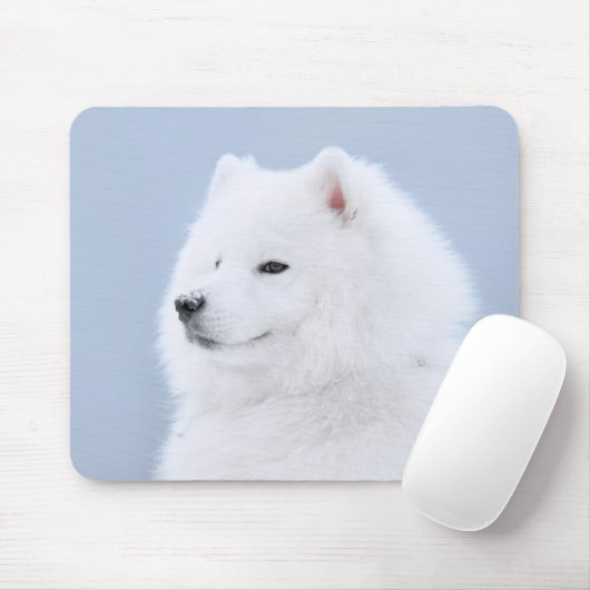 Samoyedhund Mousepad (Mit Mouse)
