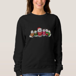 Samoyeds in Christmas jumpers Sweatshirt