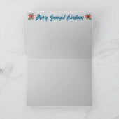 Samoyeds und Snowman Karte (Innenseite)